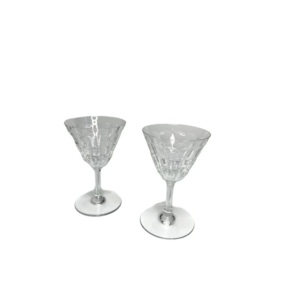 Baccarat Clear Crystal Glasses‎ Set of Two